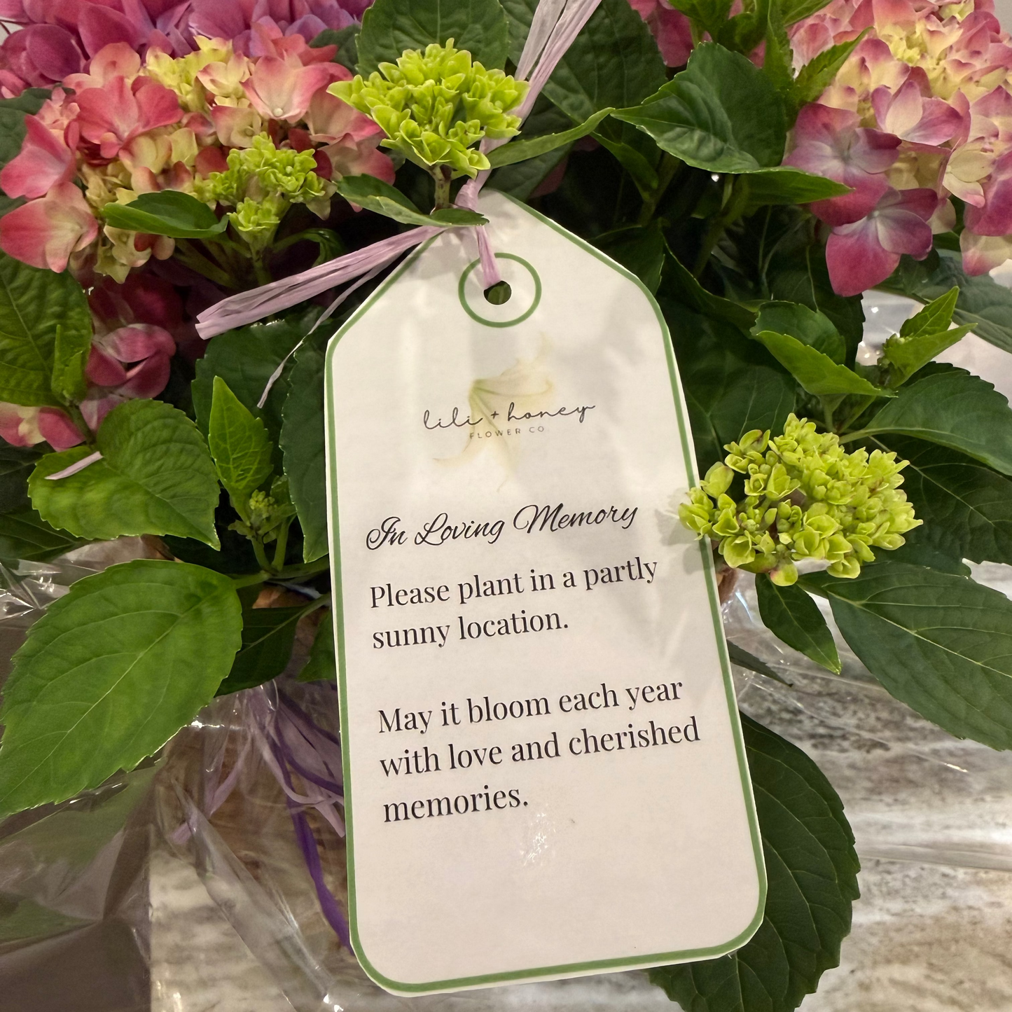 Sympathy Garden Basket