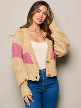 Load image into Gallery viewer, Britney Colorblock Cardigan
