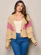 Load image into Gallery viewer, Britney Colorblock Cardigan
