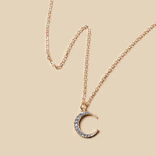 Load image into Gallery viewer, Over The Moon Pendant Necklace
