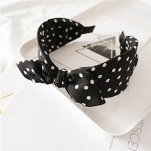 Load image into Gallery viewer, Polka Dot Knotted Headband
