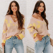 Load image into Gallery viewer, Vivian V Neck Sweater
