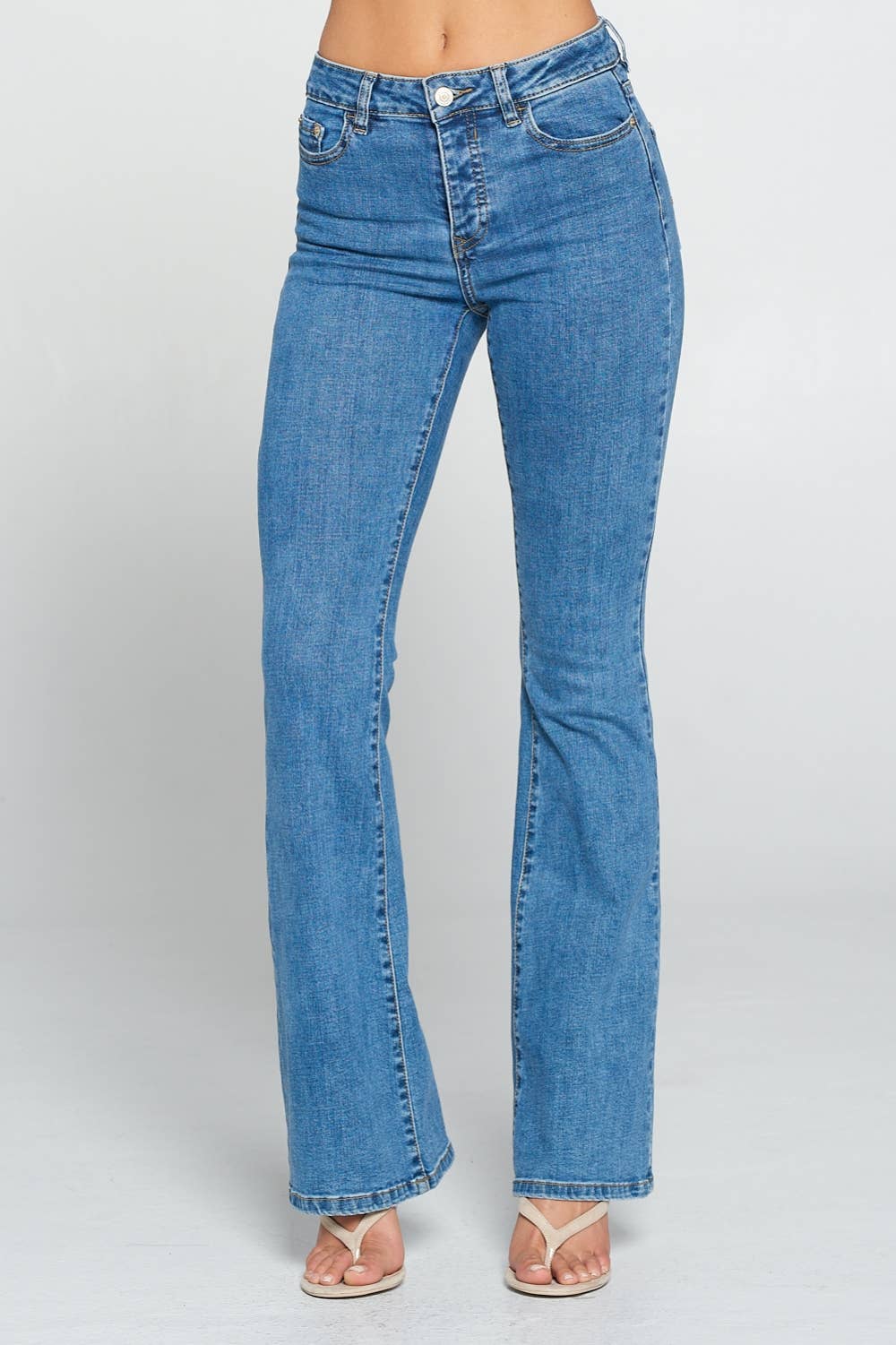 High-Rise Boot Cut Jeans