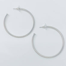 Load image into Gallery viewer, Brilliant Silver Hoops
